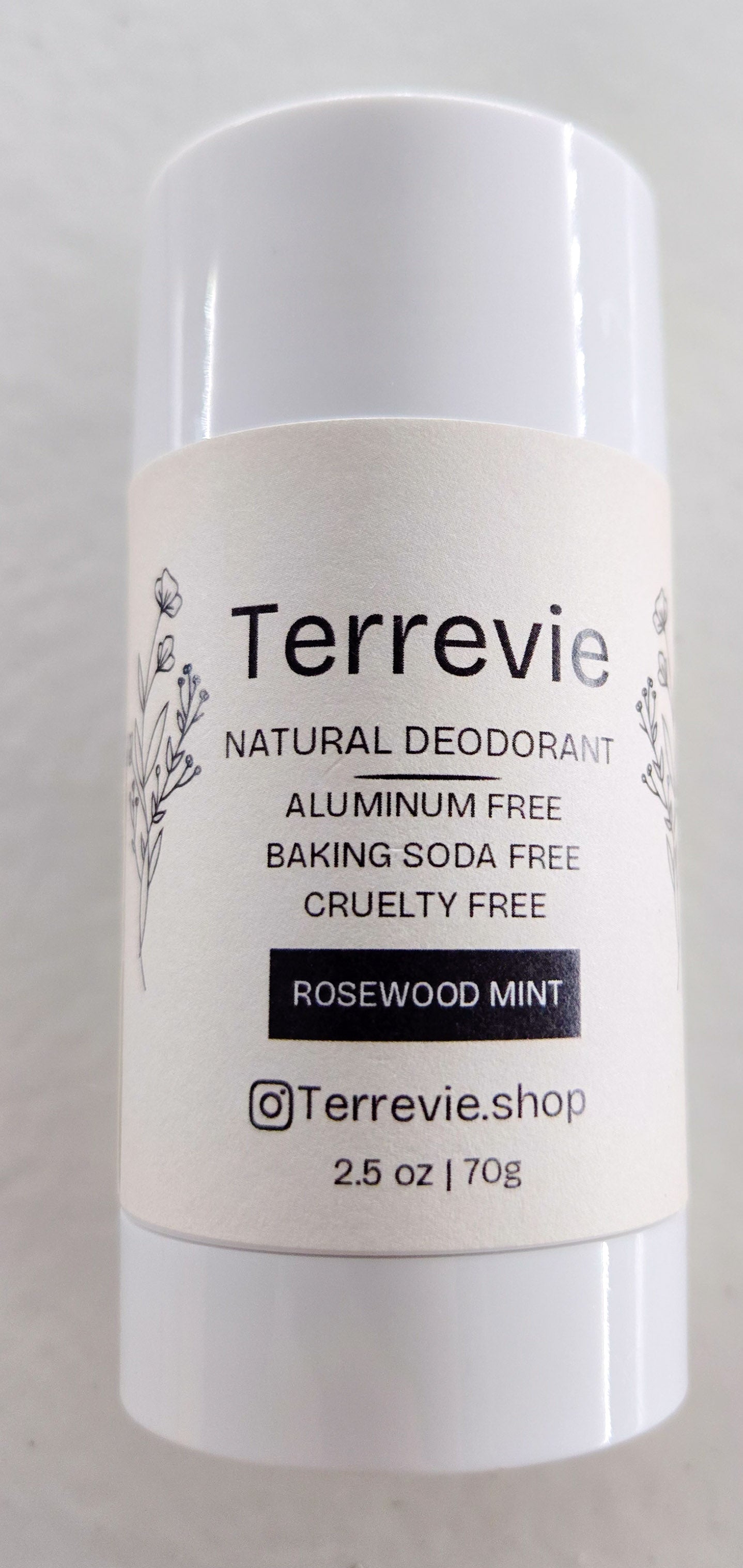 Terrevie Natural Deodorant - Rosewood Mint